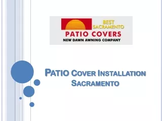 patio cover installation sacramento