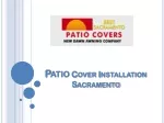 Patio Cover Installation Sacramento