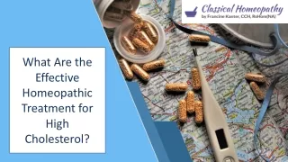 what are the effective homeopathic treatment