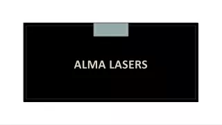 Alma soprano titanium hair removal