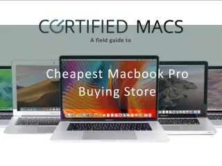 Cheapest Macbook Pro Buying Store