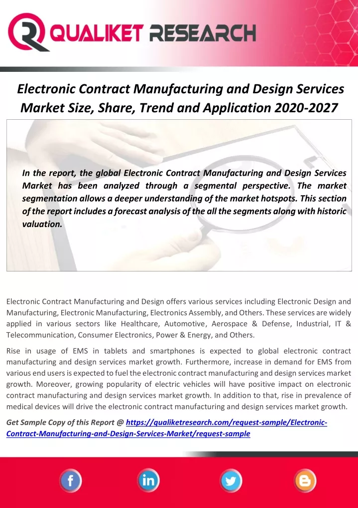 electronic contract manufacturing and design