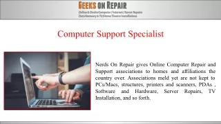Local Computer Repair | Geeks On Repair
