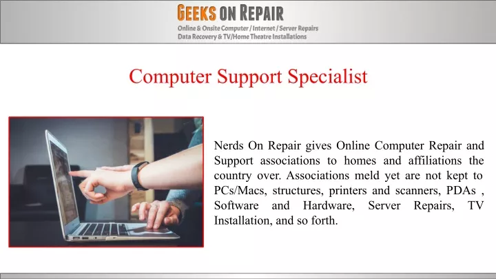 computer support specialist