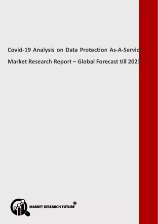 covid 19 analysis on data protection as a service