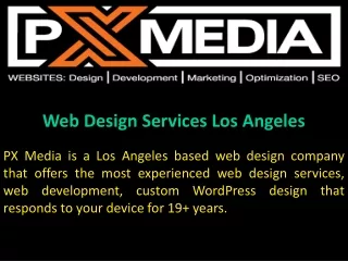 web design services los angeles