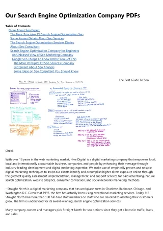 our search engine optimization company pdfs