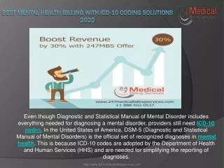 best mental health billing with icd 10 coding solutions 2020
