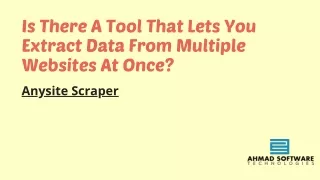 is there a tool that lets you extract data from