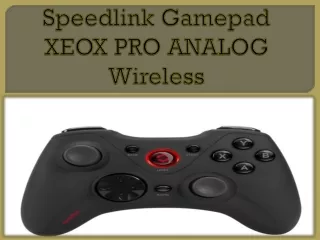 Speedlink Gamepad XEOX PRO ANALOG Wireless