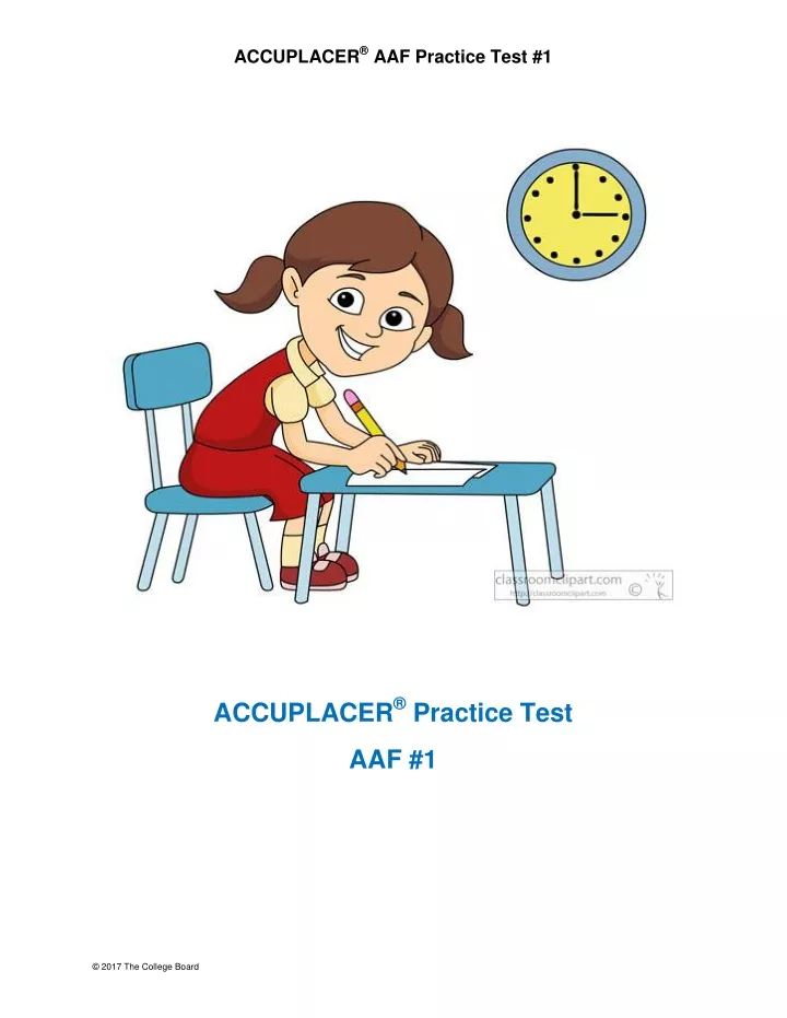 accuplacer aaf practice test 1