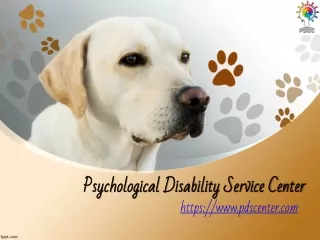 psychological disability service center