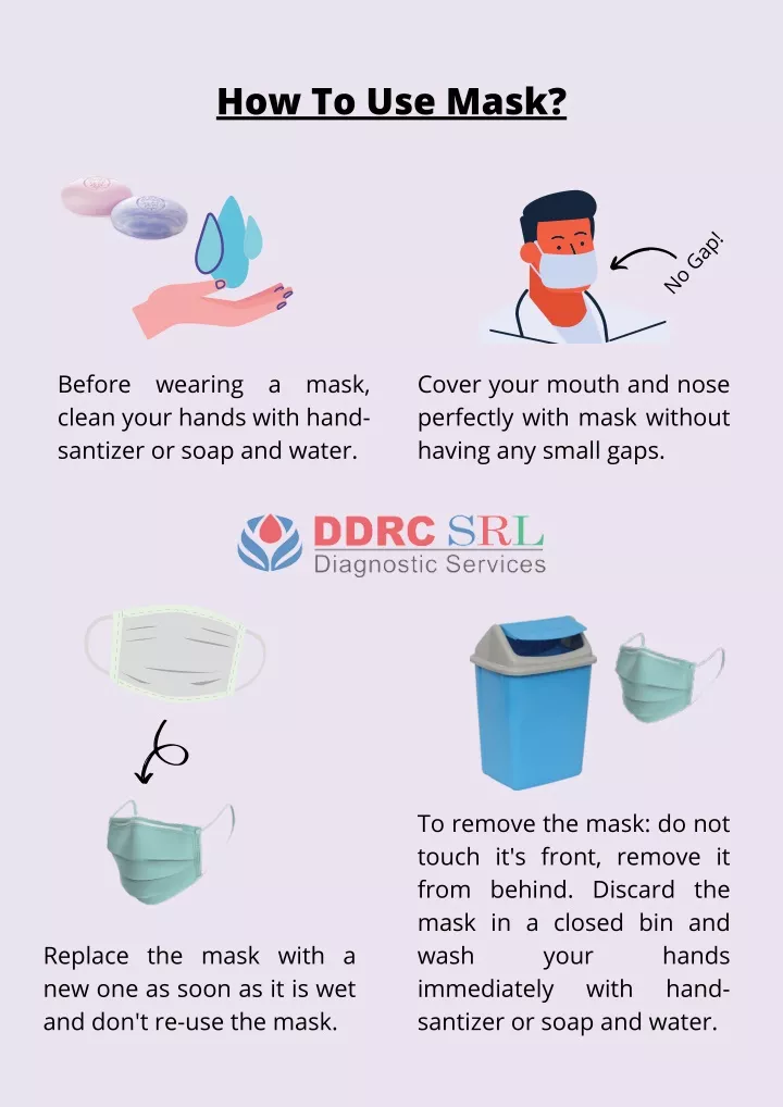 how to use mask