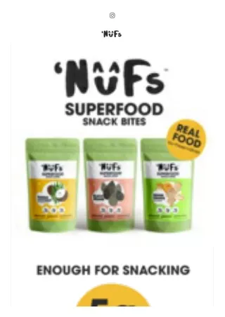 Nufs Superfood Snack Bites