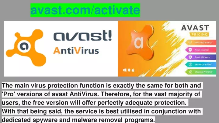 avast com activate