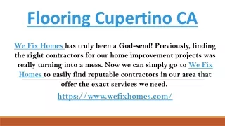 Flooring Cupertino CA