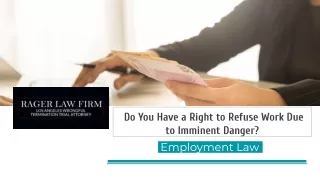 do you have a right to refuse work