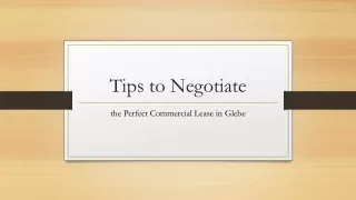 tips to negotiate