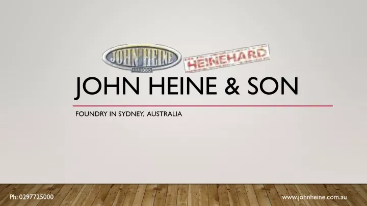 john heine son