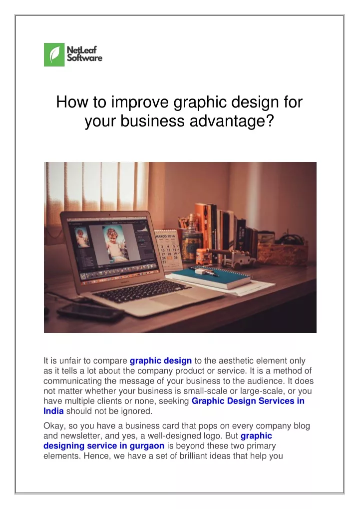 how to improve graphic design for your business