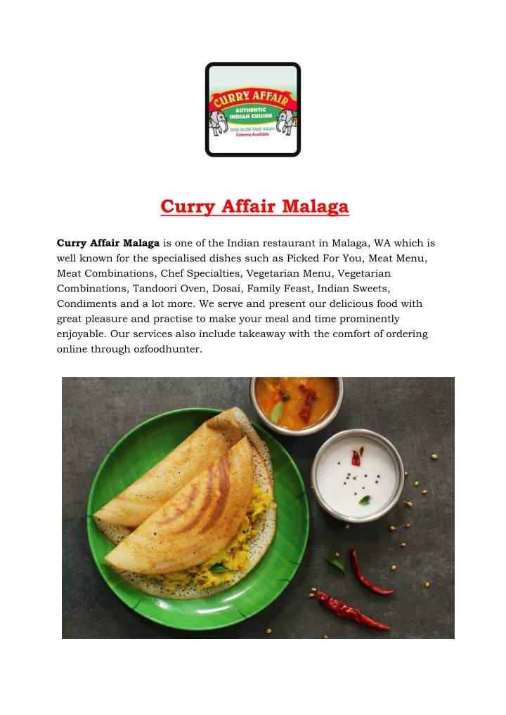 curry affair malaga