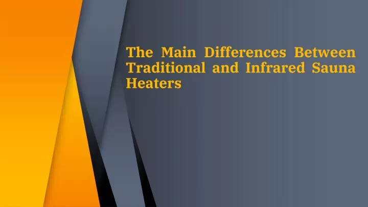the main differences between traditional