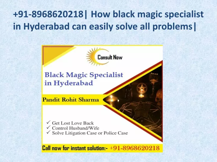 91 8968620218 how black magic specialist in hyderabad can easily solve all problems