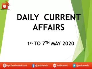 daily current affairs