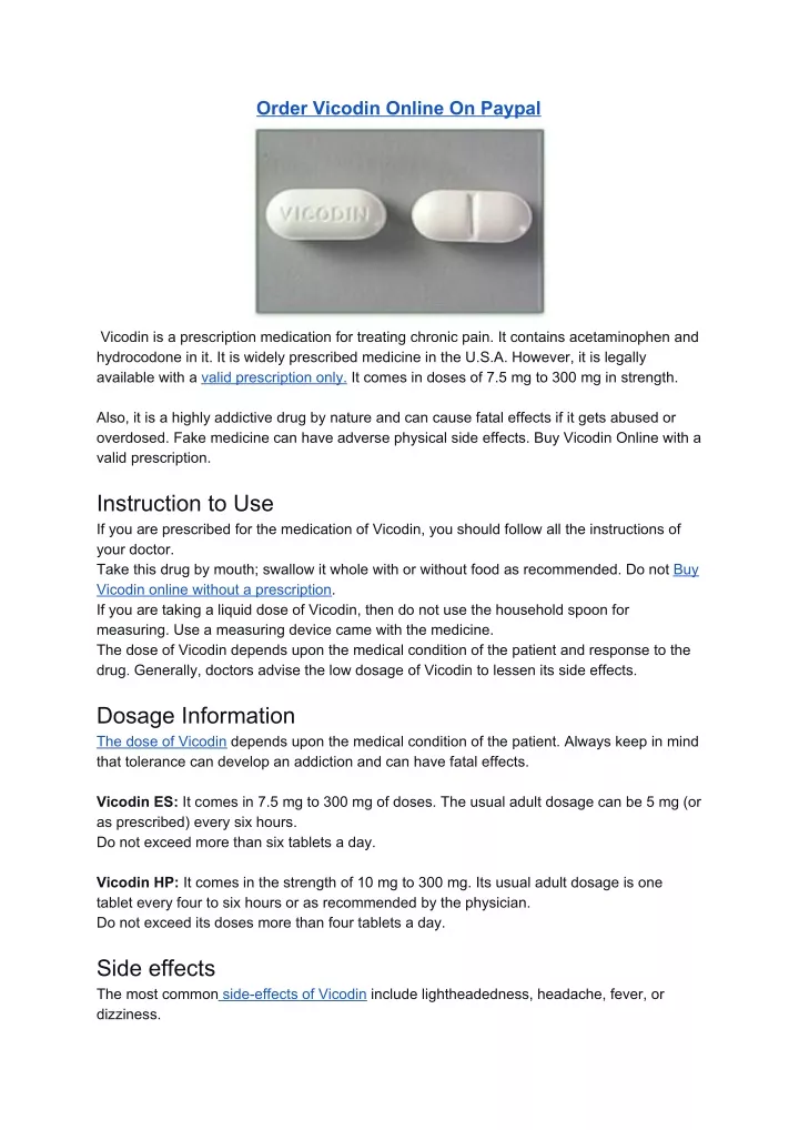 order vicodin online on paypal