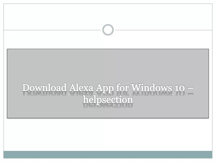 download alexa app for windows 10 helpsection