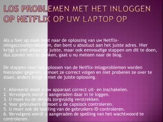 Netflix bellen Nederland krijg de online hulp als je die nodig hebt