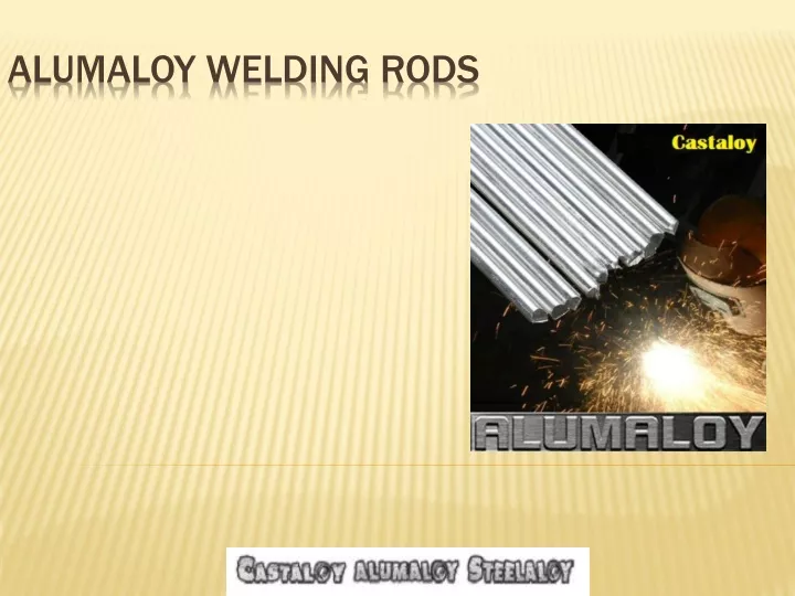 alumaloy welding rods