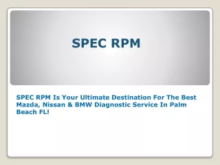 Bmw Diagnostic Service Palm Beach FL