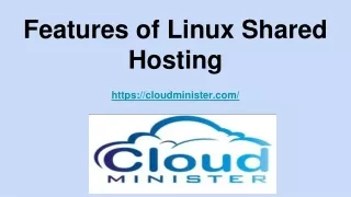 features of linux shared hosting