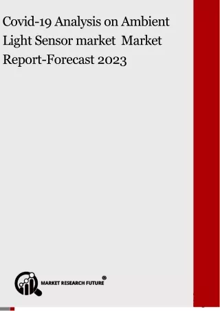covid 19 analysis on ambient light sensor market market report forecast 2023