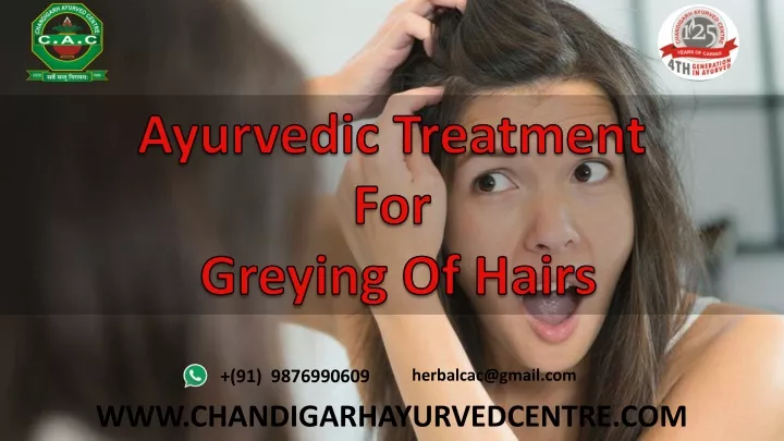 ayurvedic treatment for greying of hairs