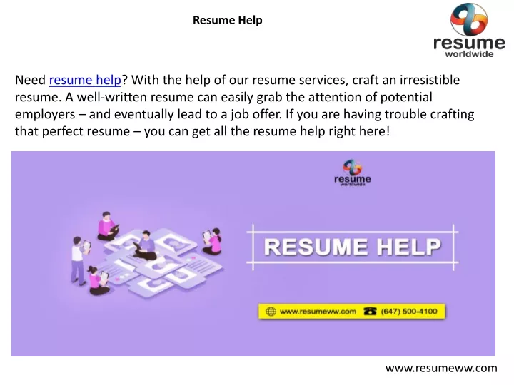 resume help