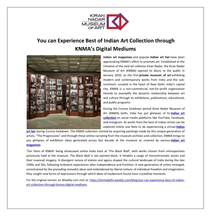 you can experience best of indian art collection