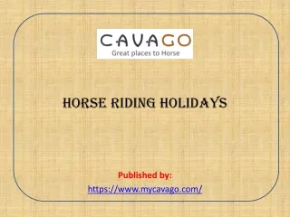 horse riding holidays