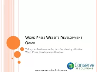 word press website development qatar