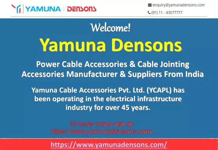 welcome yamuna densons