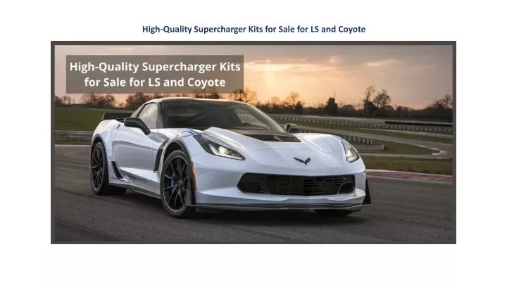 high quality supercharger kits for sale