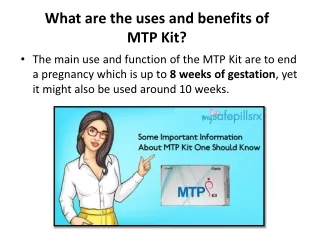 Important Uses, Benefits, Dosage, and Side Effects Of MTP Kit