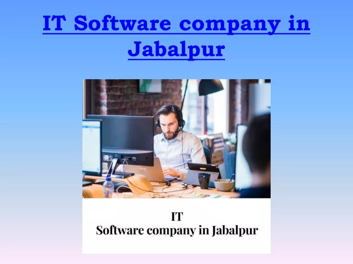 it software company in jabalpur