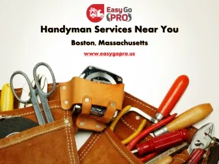 Handyman Services Near Me Boston | Local Handyman | EasyGo PRO