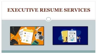 EXECUTIVE RESUME SERVICES