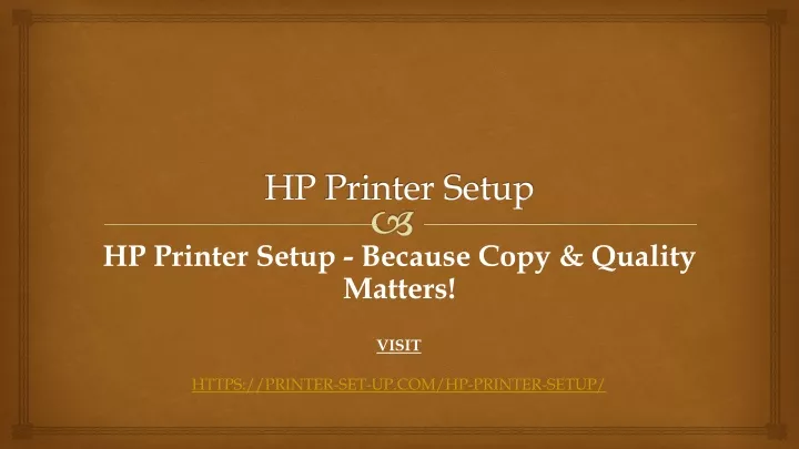 hp printer setup because copy quality matters