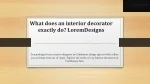 interior designers in Coimbatore -Loremdesigns - slide 1