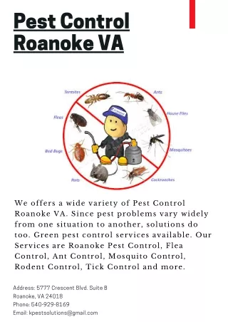 pest control roanoke va