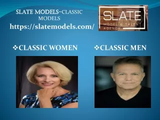 Slate Models-Classic Models